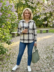 Рубашки женские ПОЛУБАТАЛ оптом 19370452 002-40