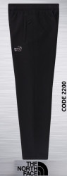 Спортивные штаны мужские на флисе (черный) оптом 27516809 2200-24