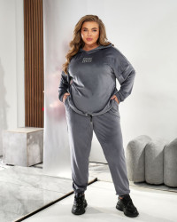 Спортивные костюмы женские БАТАЛ оптом 47958130 4062-37