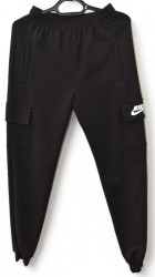 Спортивные штаны подростковые (черный) оптом 03254671 04-1