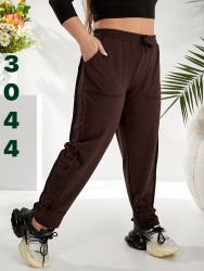 Спортивные штаны женские на флисе БАТАЛ оптом 27814039 3044-137