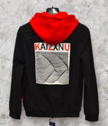 Ветровки мужские KAIZHIXINU (черный) оптом 97836251 88016-13
