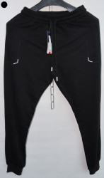 Спортивные штаны мужские (black) оптом 68275390 02-3