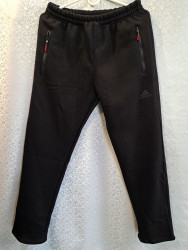 Спортивные штаны мужские на флисе (black) оптом 48310675 01-9