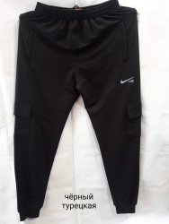 Спортивные штаны мужские (черный) оптом 31470562 02-12