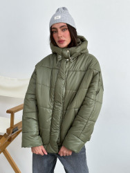 Куртки зимние женские (khaki) оптом 14506783 390-2