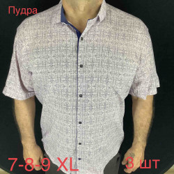 Рубашки мужские БАТАЛ PAUL SEMIH оптом 39715680 01 -2