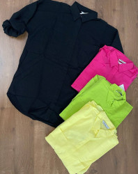 Рубашки женские (зеленый) оптом 97361805 2306-8