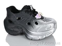Кроссовки, Violeta оптом 8-505 black-silver