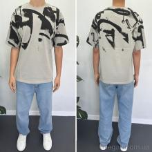 Футболка, I8denim оптом 90569 gri