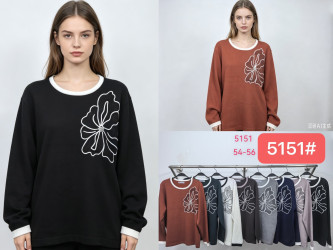 Свитера женские БАТАЛ оптом 57208163 5151-4