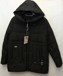 Куртки демисезонные женские SVEADJIN ПОЛУБАТАЛ (черный) оптом 89510364 6268-25