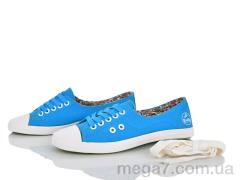 Кеды, LiBang оптом 9897 блакитний