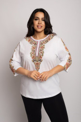 Лонгсливы женские БАТАЛ оптом 75326049 569-32