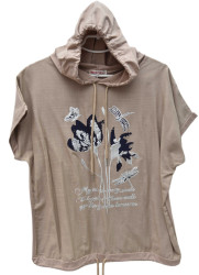 Футболки женские БАТАЛ оптом 03461985 7632-84