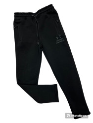 Спортивные штаны мужские на флисе (черный) оптом Турция 36085941 18-76