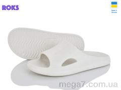 Шлепки, Roks оптом 510-009 білий