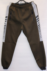 Спортивные штаны мужские на флисе (khaki) оптом 45792013 06-37
