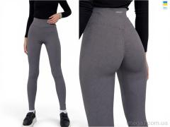 Лосины, Sport style оптом 5275AD т.сірий з пушапом