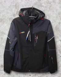 Куртки демисезонные мужские AUDSA (черный/серый) оптом 52476103 A22030-6-88