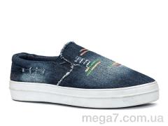 Слипоны, Katyo оптом 2819 dk.blue