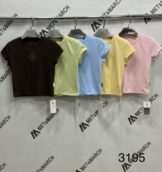 Футболки жіночі (жовтий) оптом 