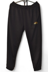 Спортивные штаны женские БАТАЛ (черный) оптом 60175398 015-135