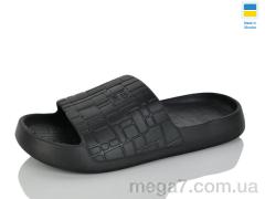 Шлепки, M&L  Alex13 оптом B112 чорний