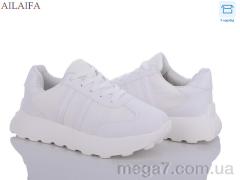 Кроссовки, Ailaifa оптом 2393 white піна