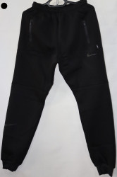 Спортивные штаны мужские на флисе (black) оптом 18234659 07-95