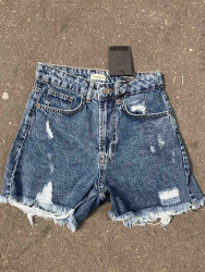 Шорты джинсовые женские CRACKPOT оптом 35160724 4471-49