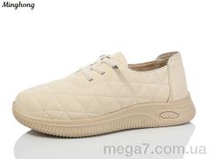 Туфли, Minghong оптом 7723 beige