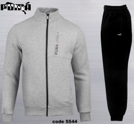 Спортивные костюмы мужские на флисе БАТАЛ оптом 64823097 5544-277