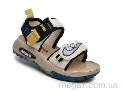 Сандалии, TOM.M оптом B2939 беж-синій