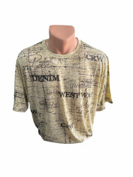 Футболки мужские БАТАЛ оптом 92613074 695-1