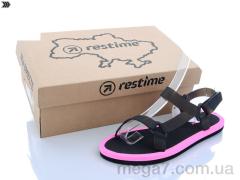 Босоножки, Restime оптом Restime TWL20911 black-pink