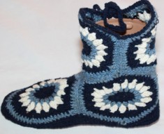 Домашние чопики вязанные 82560473