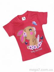 Футболка, Kids-modnik оптом 117-1 кораловий