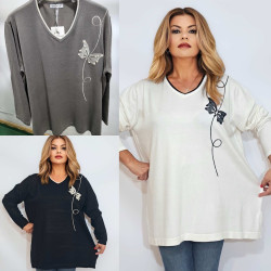 Туники женские СУПЕР БАТАЛ оптом 26973480 87-59
