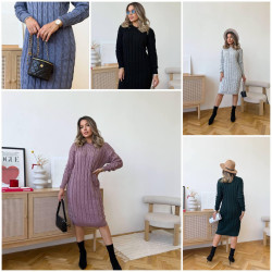 Платья женские БАТАЛ оптом 96423708 1015-184