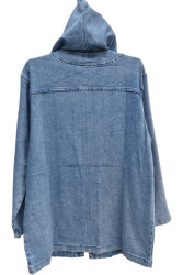 Рубашки джинсовые женские LDMJS БАТАЛ оптом 24796053 8131-137