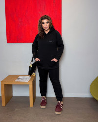 Спортивні костюми жіночі на флісі БАТАЛ оптом ---