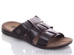 Шлепки, DeMur оптом M6850 black-brown