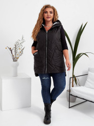 Жилетки жіночі БАТАЛ (black) оптом