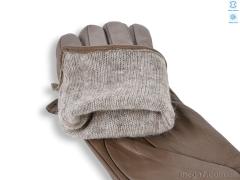 Перчатки, Королева оптом G3-01Ж шкіра вовна brown