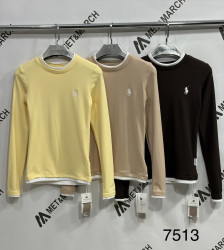 Лонгсліви жіночі (мокко) оптом