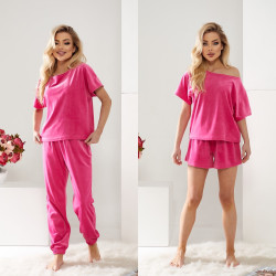 Ночные пижамы женские (3-ка) оптом 05824719 01-2