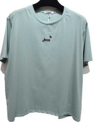 Футболки жіночі БАТАЛ оптом Kiss Me 