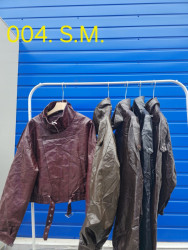 Куртки кожзам женские (мокко) оптом 01648279 004-106