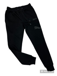 Спортивные штаны мужские на флисе (черный) оптом Турция 35286470 07-15